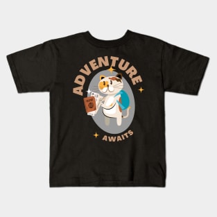 adventure awaits Kids T-Shirt